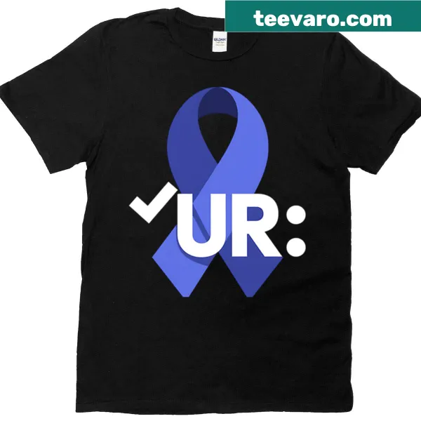 Awareness t-shirt highlighting the importance of colon health