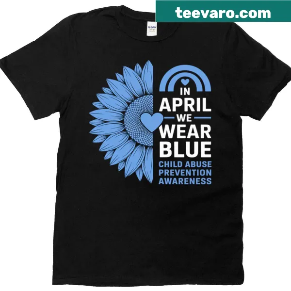 Awareness t-shirt for Child Abuse Prevention Month