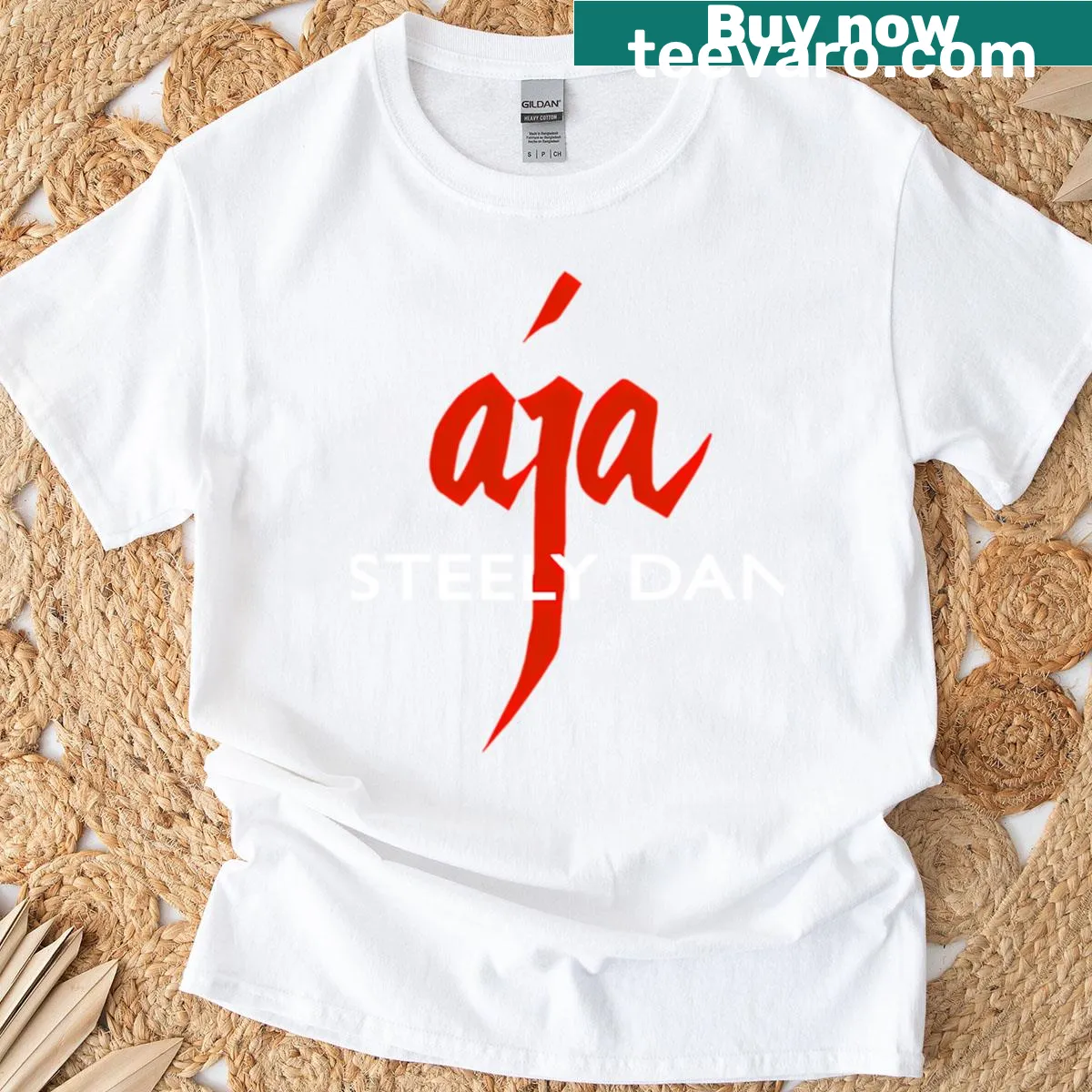 90s holiday-themed Christmas T-shirt with festive illustrations — on a men's t-shirt