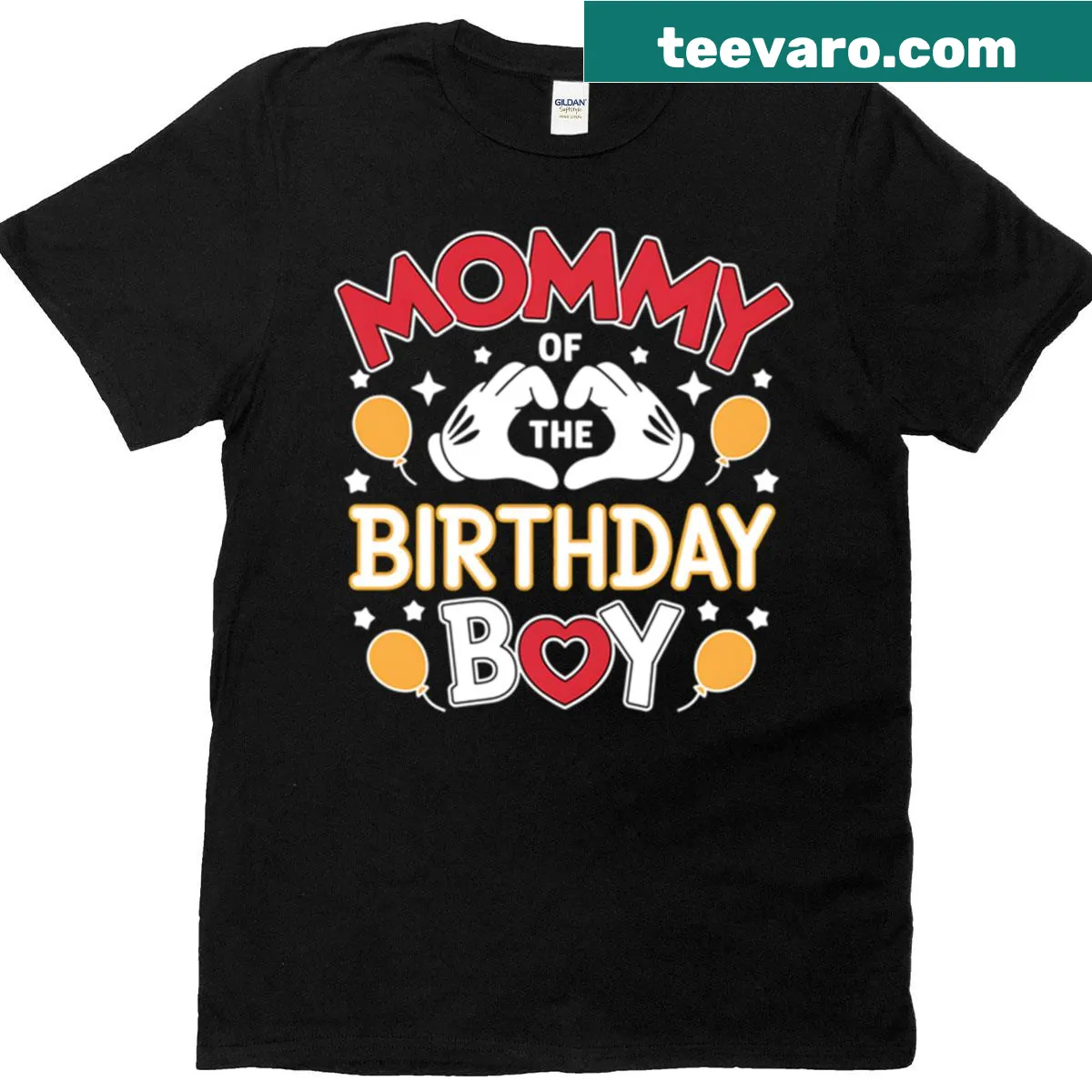 Sentimental T-shirt for parents of the birthday boy — on a men's t-shirt