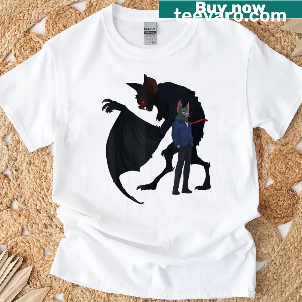 Illustrated dispatch character on a casual T-shirt