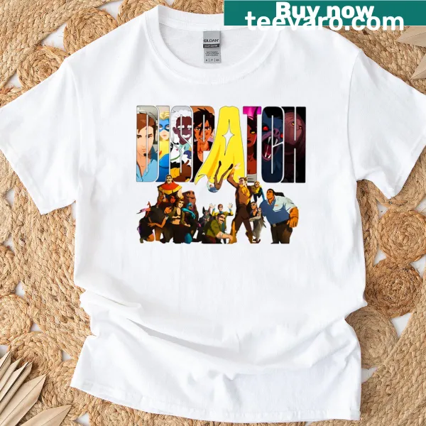 Dispatch Game 2025 themed t-shirt with bold design