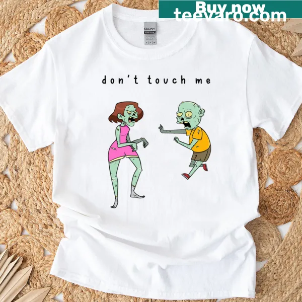 Edgy 'Touch Me' graphic T-shirt