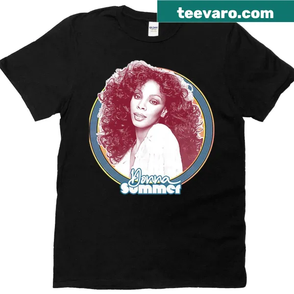 Stylish tribute T-shirt to Donna Summer celebrating her musical legacy