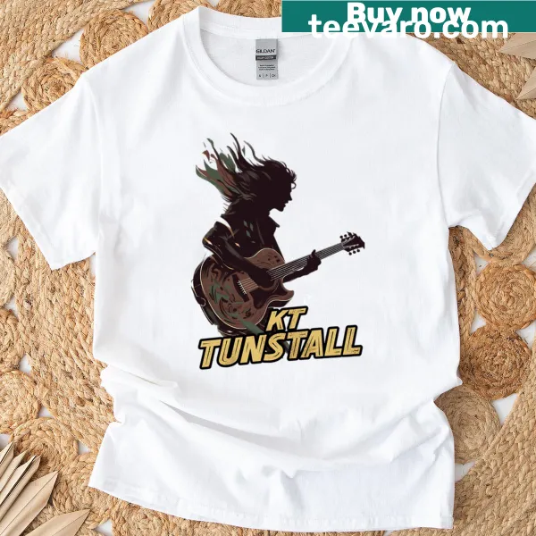 Graphic T-shirt inspired by Kt Tunstall's emotional acoustic art