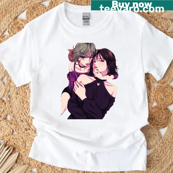 Illustrated t-shirt featuring the theme of love and Esper magic