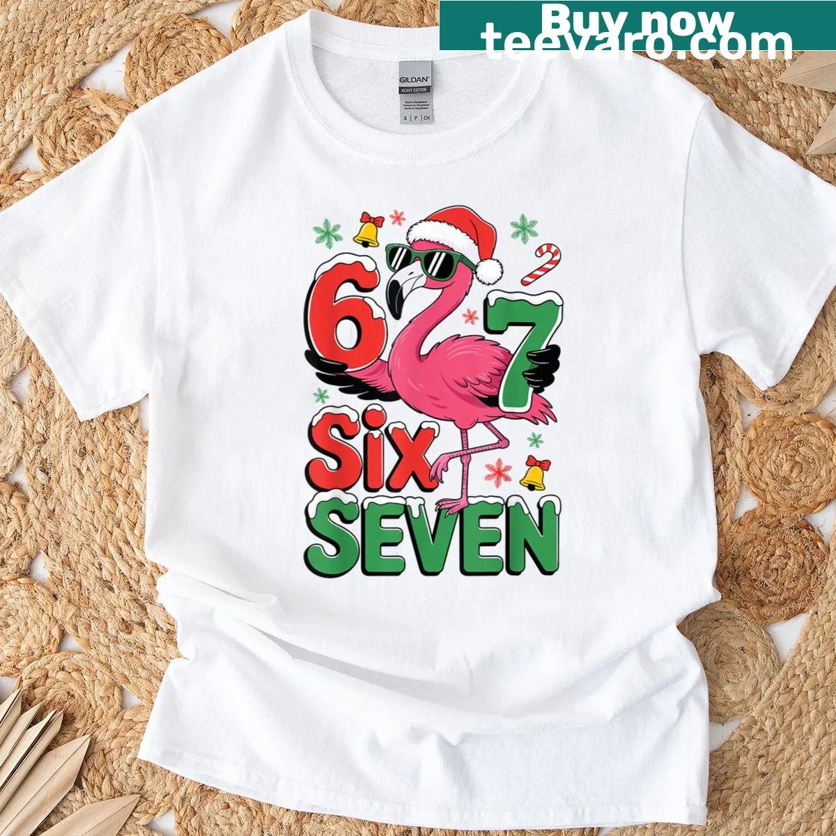 Bunny and Easter eggs graphic on Teacher T-shirt — on a men's t-shirt