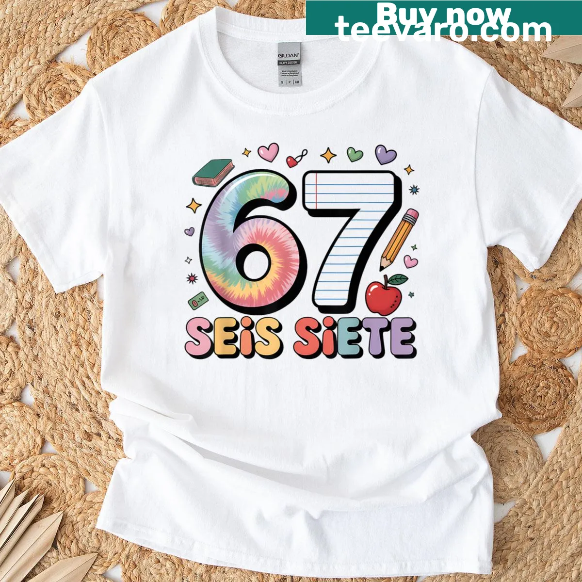 Funny bilingual joke for Spanish teachers with clever text — on a men's t-shirt
