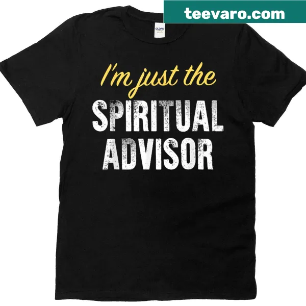 Funny t-shirt for spiritual advisors with playful text