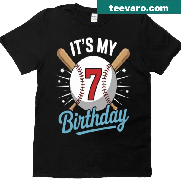 Baseball-themed birthday T-shirt for kids