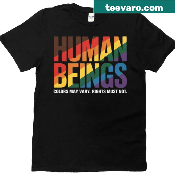 Lgbt rights t-shirt with bold typography statement