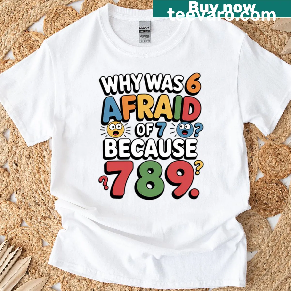 Funny math joke kids t-shirt with engaging graphic — on a men's t-shirt