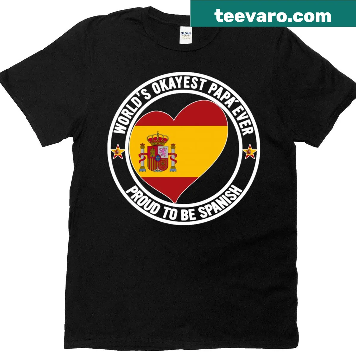 Promoted To Papa T-shirt with humorous typography — on a men's t-shirt