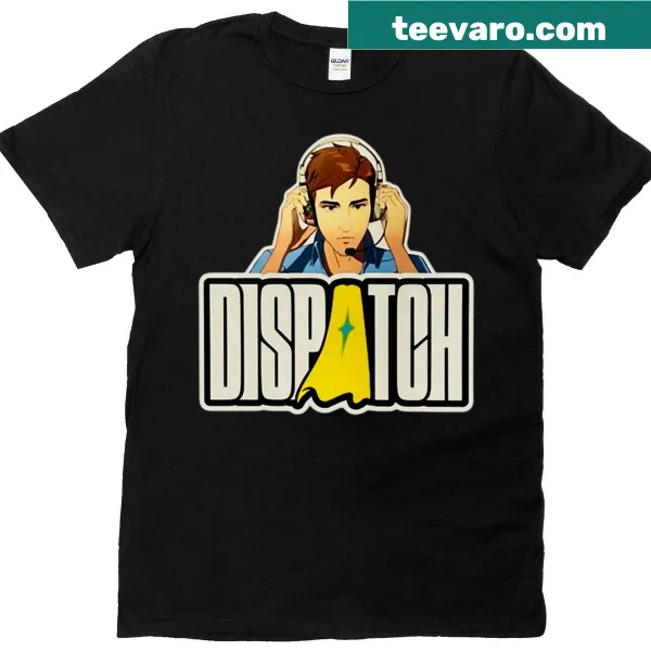 T-shirt featuring Robert Robertson Dispatch Game 2025 design.