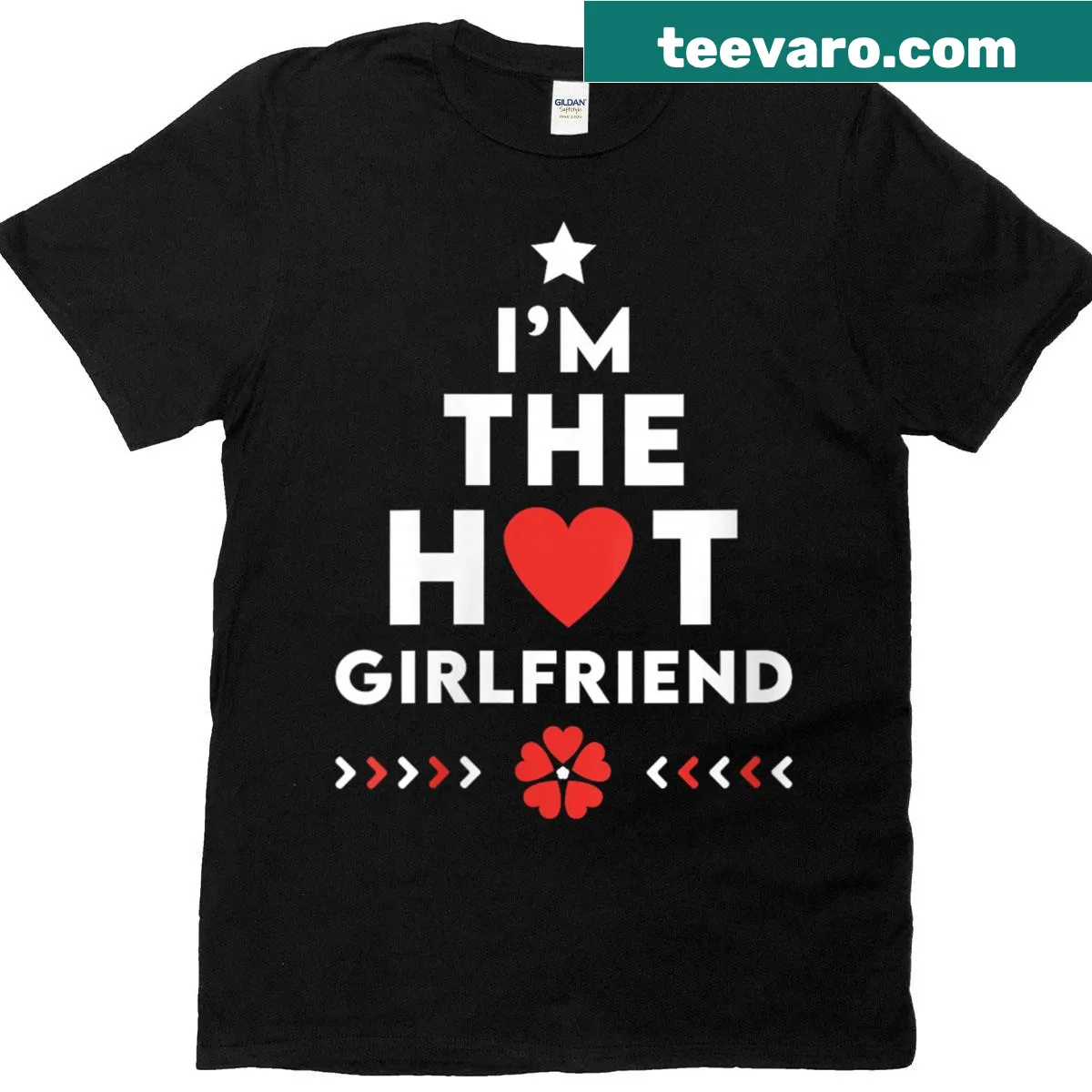 Funny Christmas couple t-shirt for hot girlfriends — on a men's t-shirt