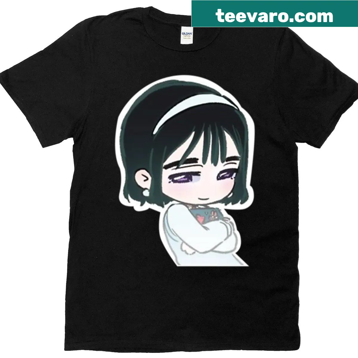 Funny T-shirt with Your Schoolboy Au Admiring In Silence text — on a men's t-shirt