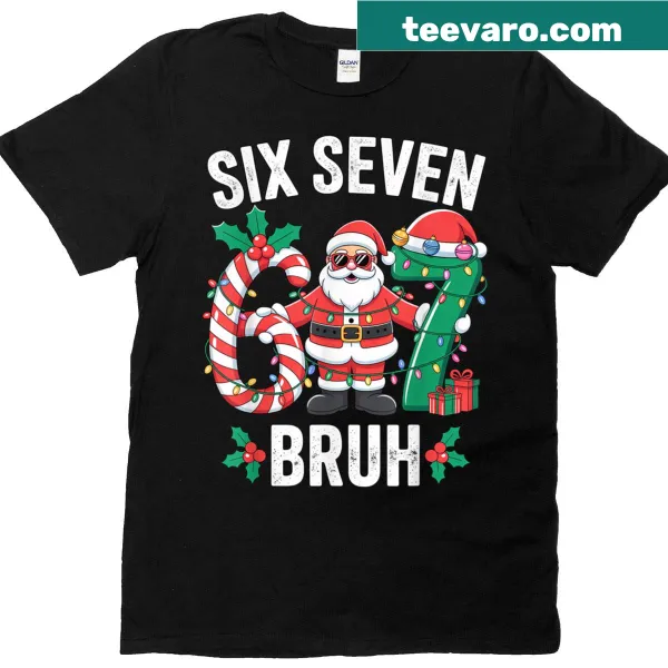 Funny Christmas T-shirt with Burh meme text for kids