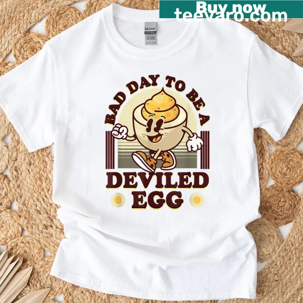 Funny Thanksgiving t-shirt about deviled eggs