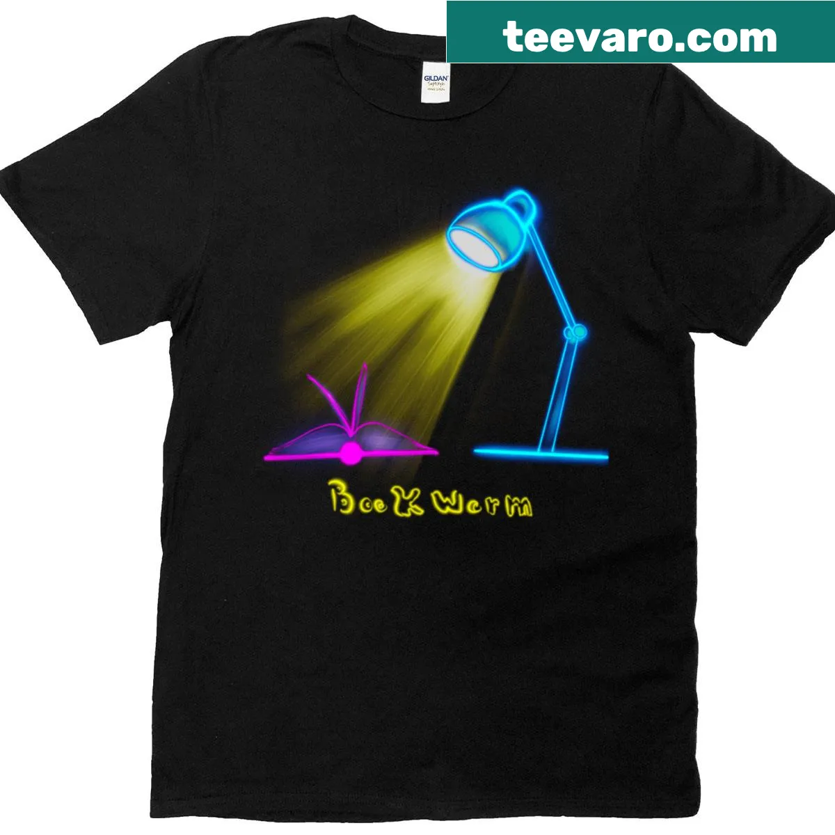Humorous T-shirt featuring a clever reading-related graphic — on a men's t-shirt