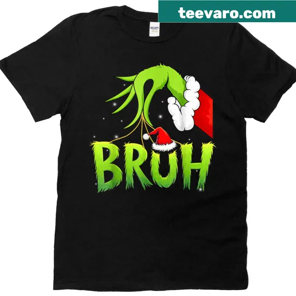 Funny Christmas T-shirt for kids and teens with humorous text.