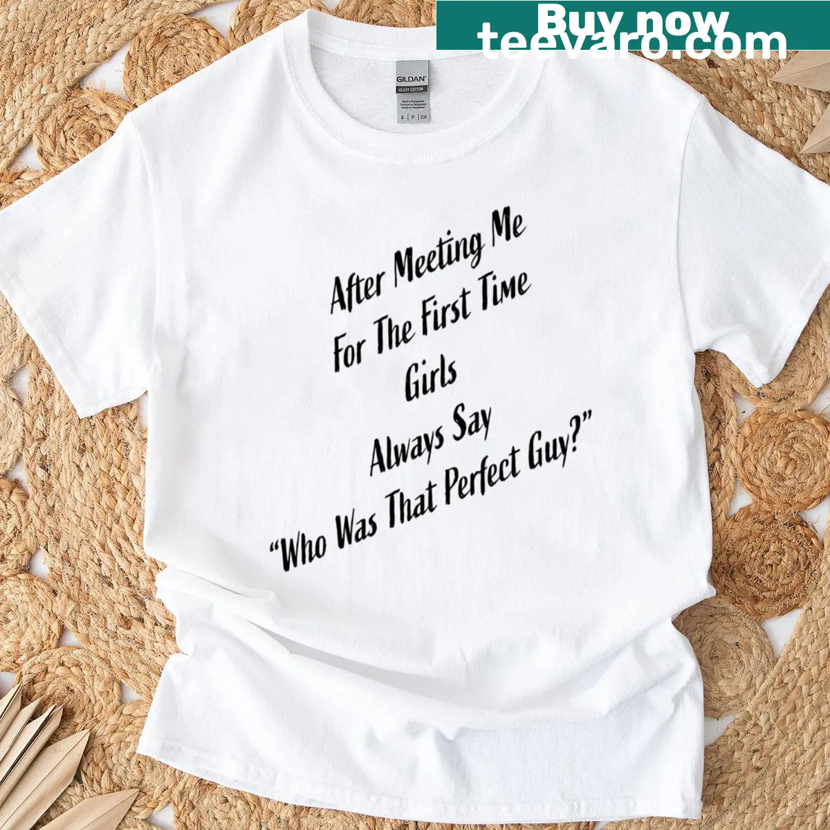 Inspirational t-shirt promoting confidence and positivity — on a men's t-shirt