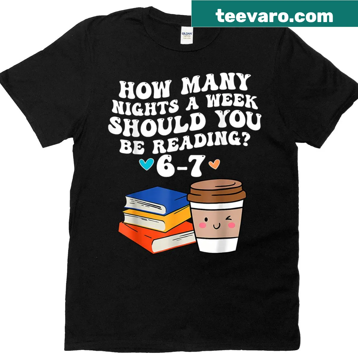 Funny teacher t-shirt with '6-7' numbers and meme reference — on a men's t-shirt