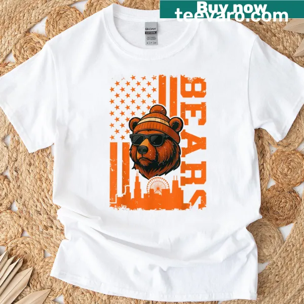 Playful bear illustration t-shirt for adventurous kids and adults