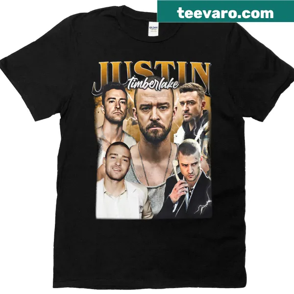 Vintage-inspired tribute t-shirt to Justin Timberlake