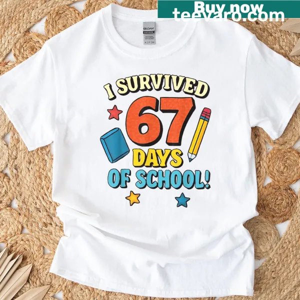 Funny back-to-school t-shirt about surviving school days