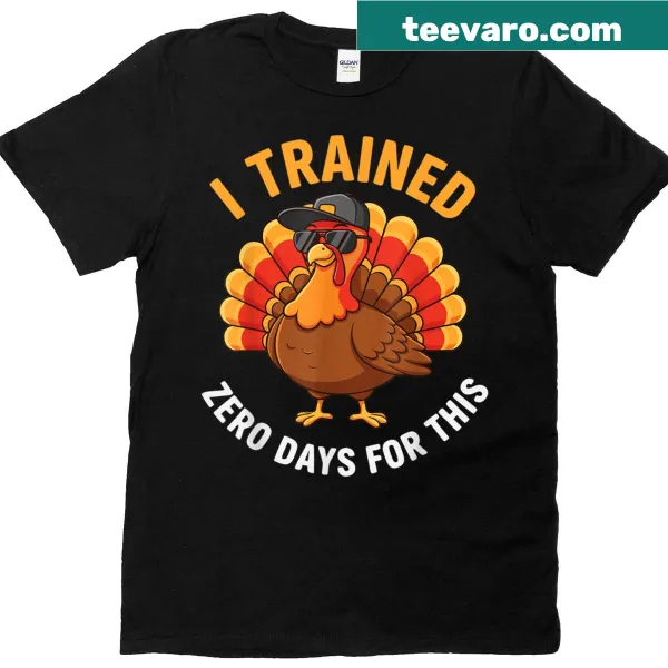 Funny Turkey Trot t-shirt with humorous text
