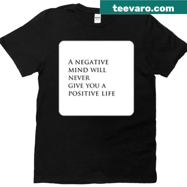 Minimalist quote design featured on a t-shirt.