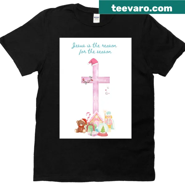 Modern Christmas card design with religious themes