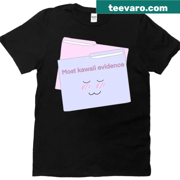 Kawaii-themed t-shirt featuring cute illustrations