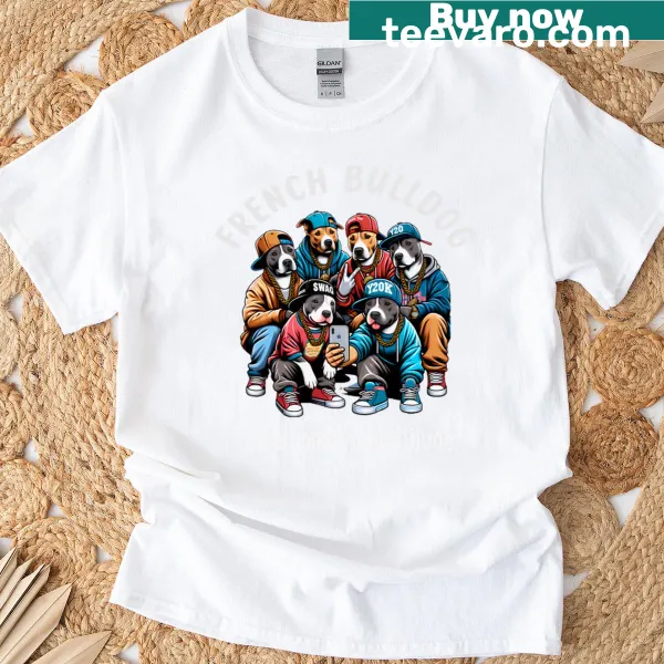 T-shirt featuring a cute design of a French Bulldog