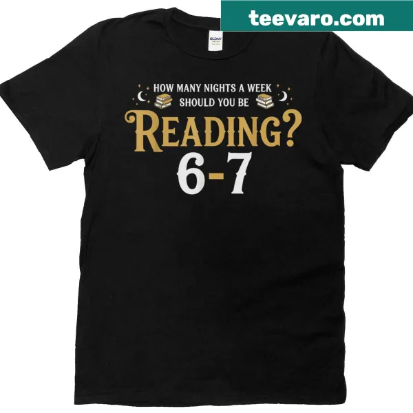 Teacher T-shirt with the 67 meme and reading theme