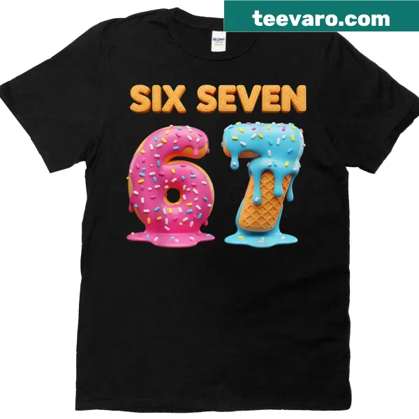 Funny meme graphic with ice cream drip for kids on T-shirt