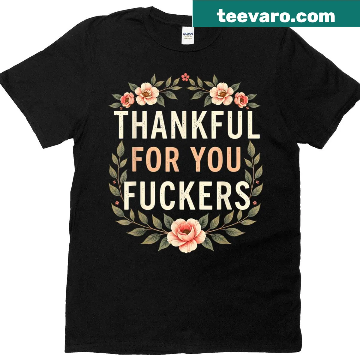 Funny Thanksgiving T-shirt with sarcastic saying — on a men's t-shirt