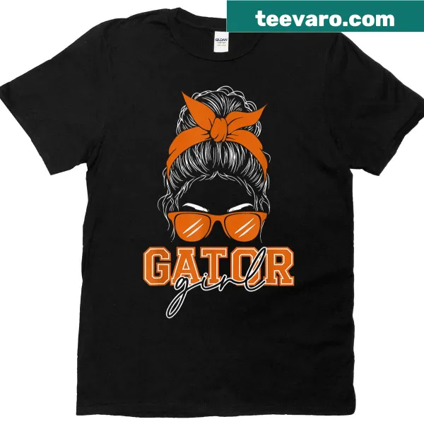 Vintage T-shirt featuring a gator girl design with a name