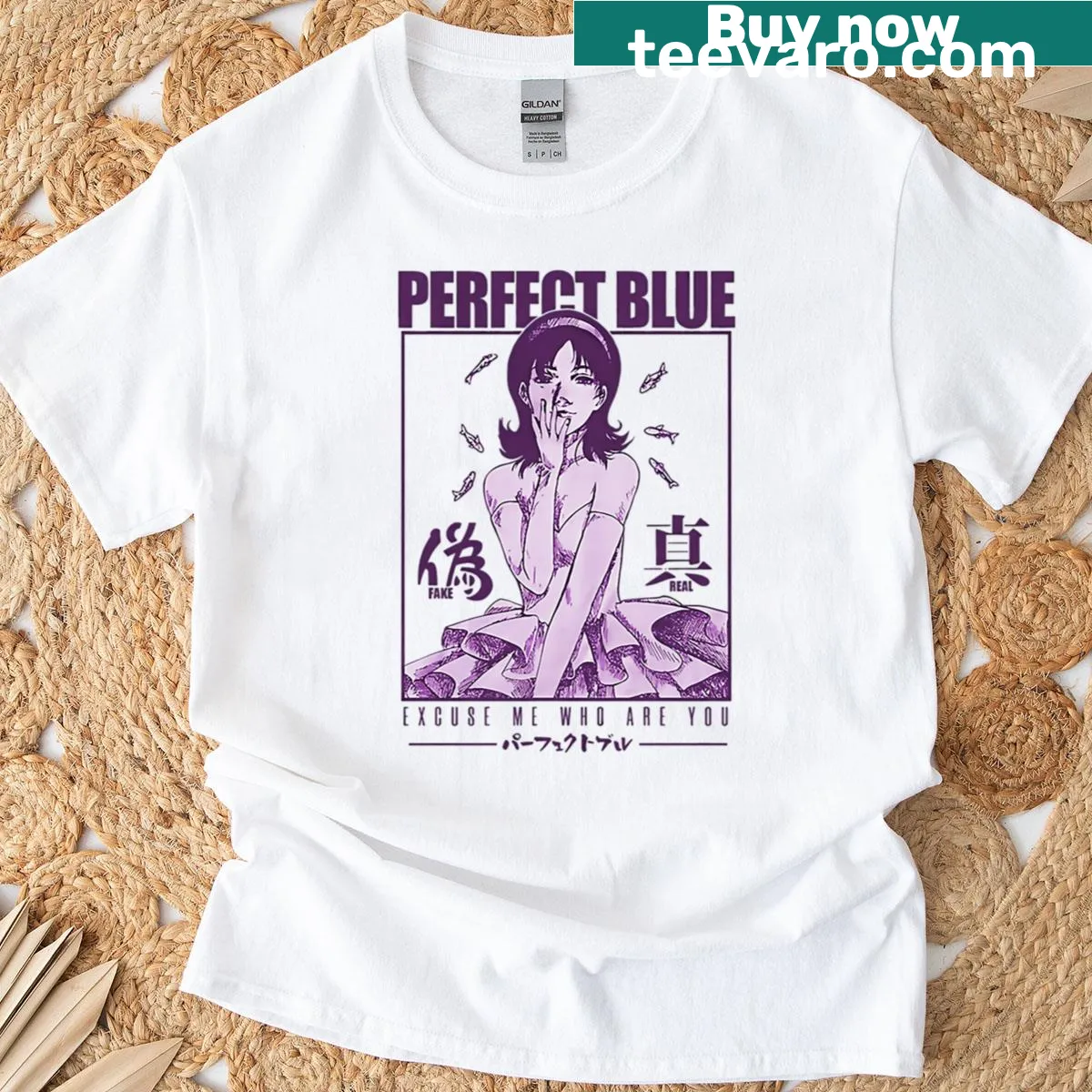 Vintage anime-inspired t-shirt celebrating 80s and 90s Japanese pop culture — on a men's t-shirt