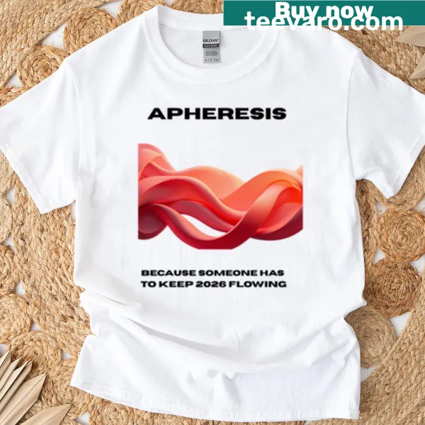 Nurse-themed t-shirt featuring apheresis with a clever phrase