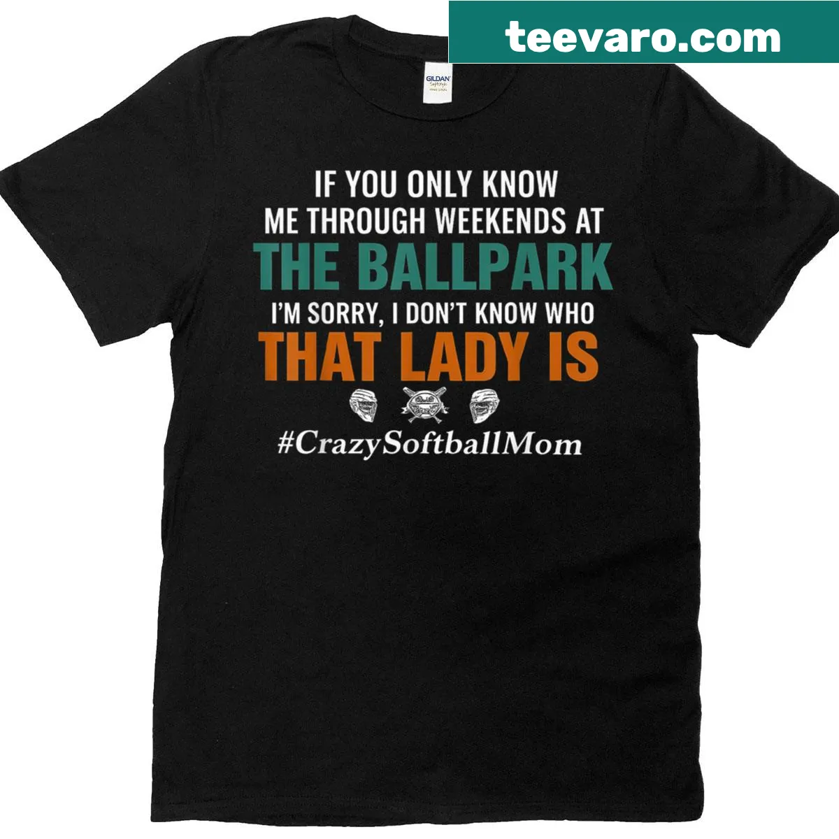Baseball-themed t-shirt celebrating the spirit of game day at the ballpark. — on a men's t-shirt