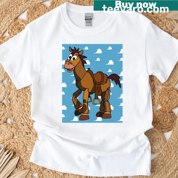 Toy Story inspired Bullseye character graphic T-shirt