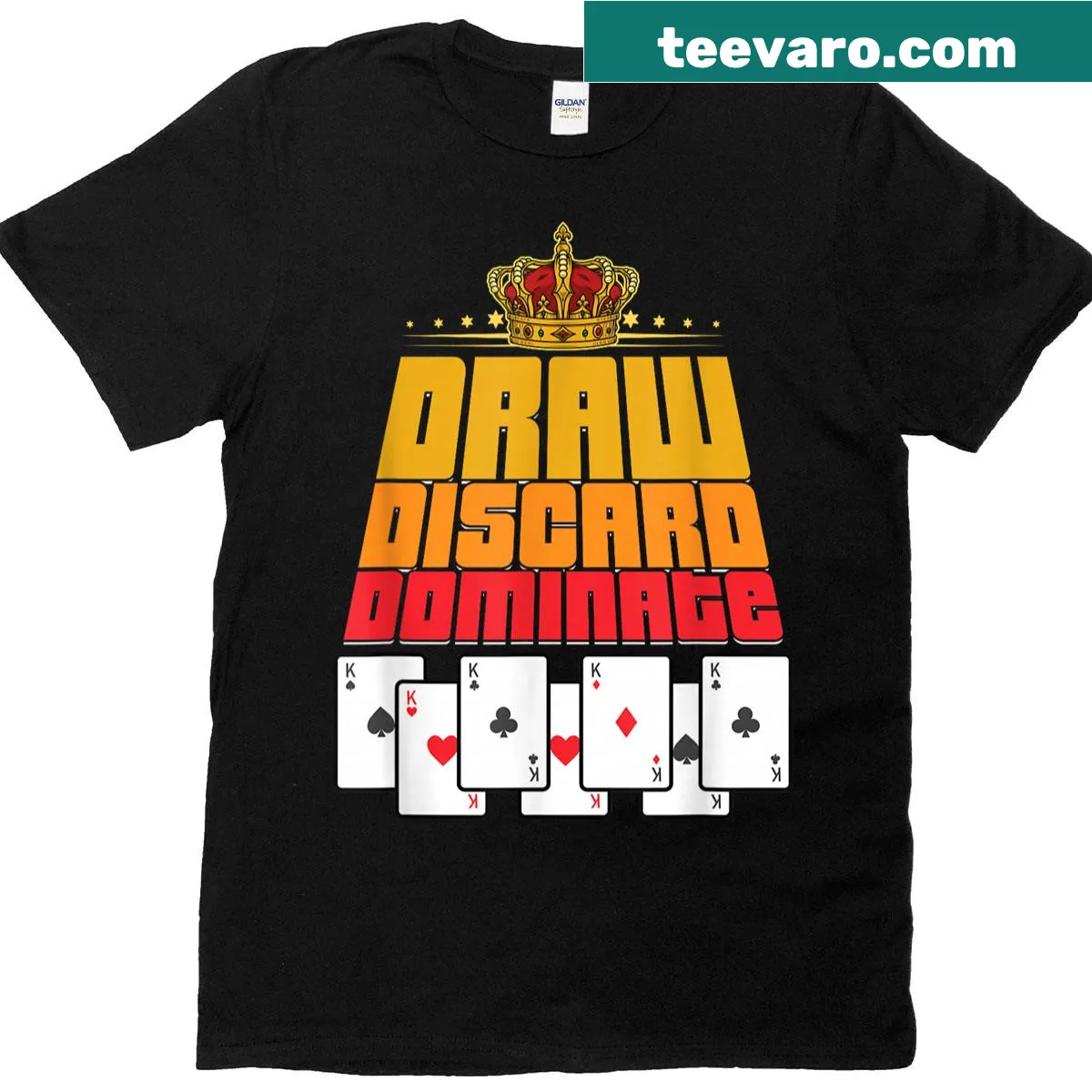 Funny Canasta-themed graphic T-shirt — on a men's t-shirt
