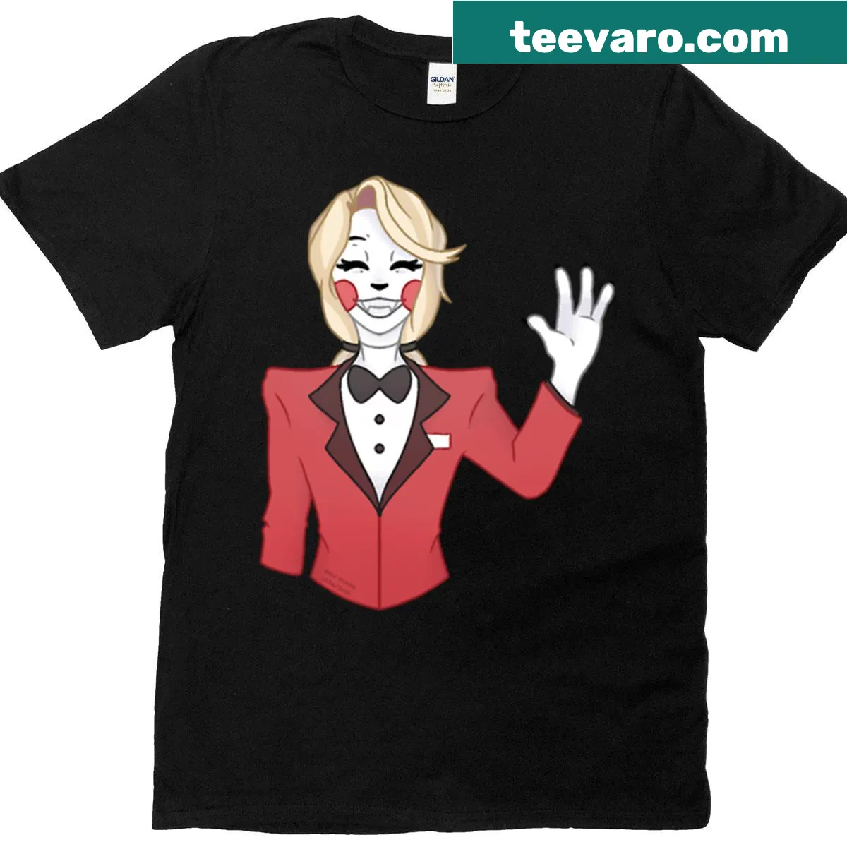 Illustrated Charlie Morningstar t-shirt for fantasy fans — on a men's t-shirt