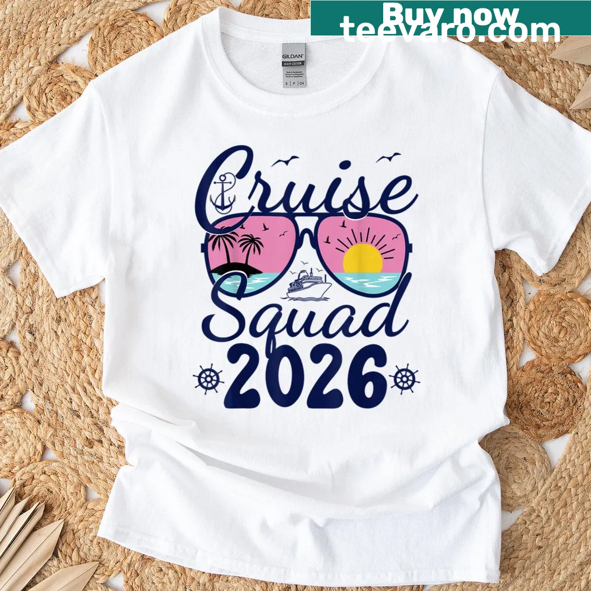 Family Cruise Squad T-shirt with a fun graphic for family vacations — on a men's t-shirt