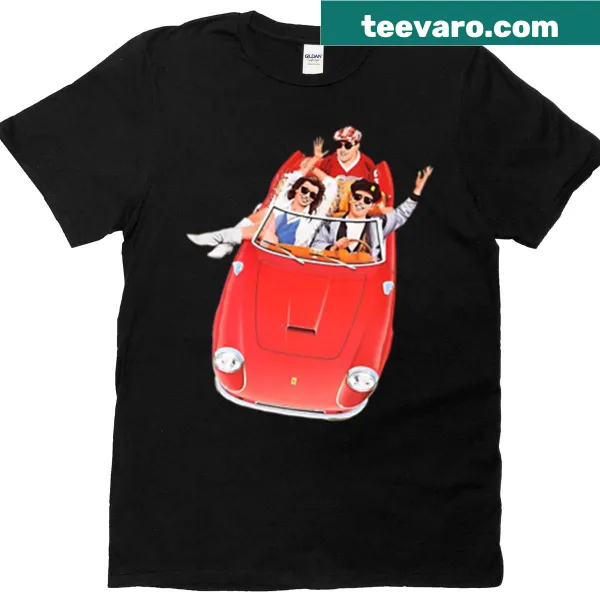Vintage-style t-shirt featuring a Ferris car design