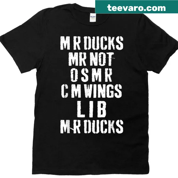 Retro humorous T-shirt with a duck lover phrase