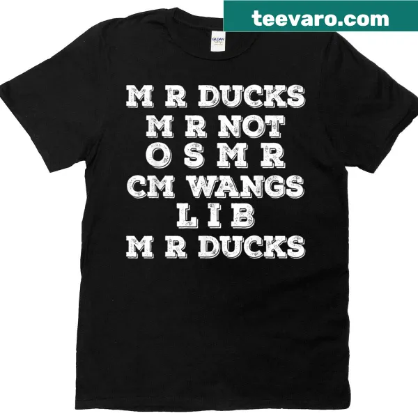 Retro duck-themed T-shirt with funny phrase