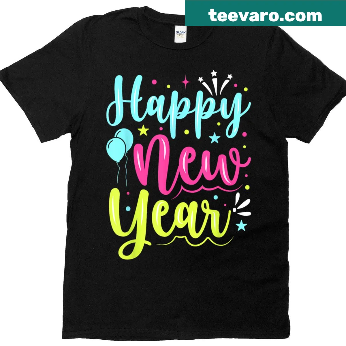 Family matching t-shirt for New Year 2026 celebration — on a men's t-shirt