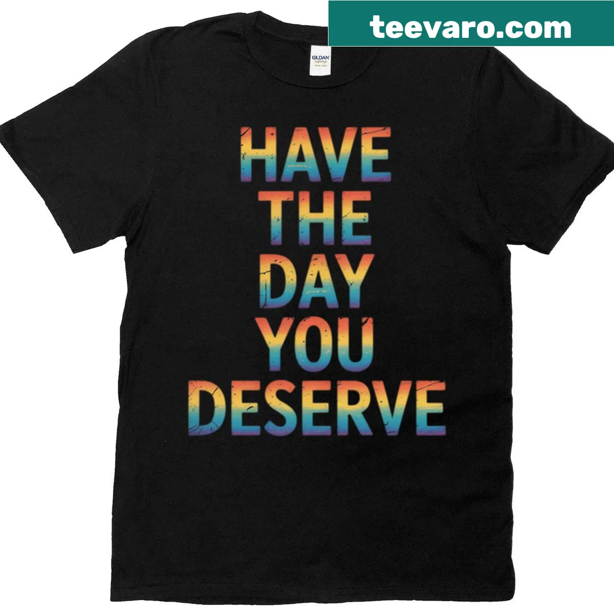 Motivational quote saying t-shirt encouraging positivity — on a men's t-shirt